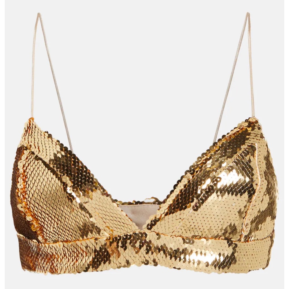 Aine sequined bralette